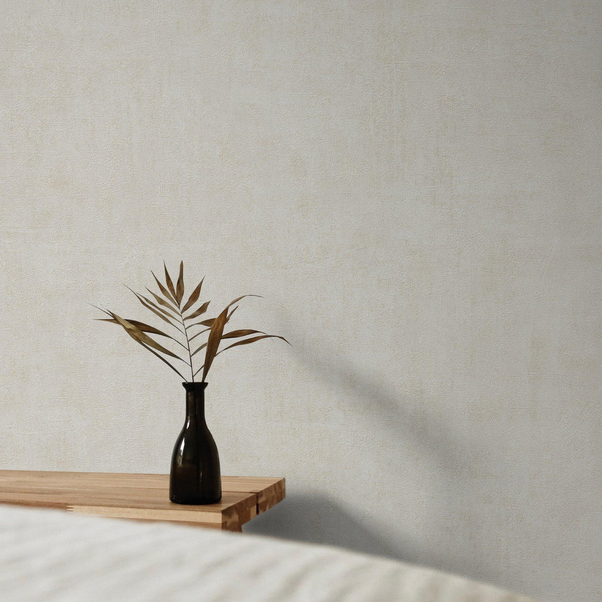 Galerie A51517 Orom II Patinated Plain Beige Wallpaper A51517 Beige Wallpaper