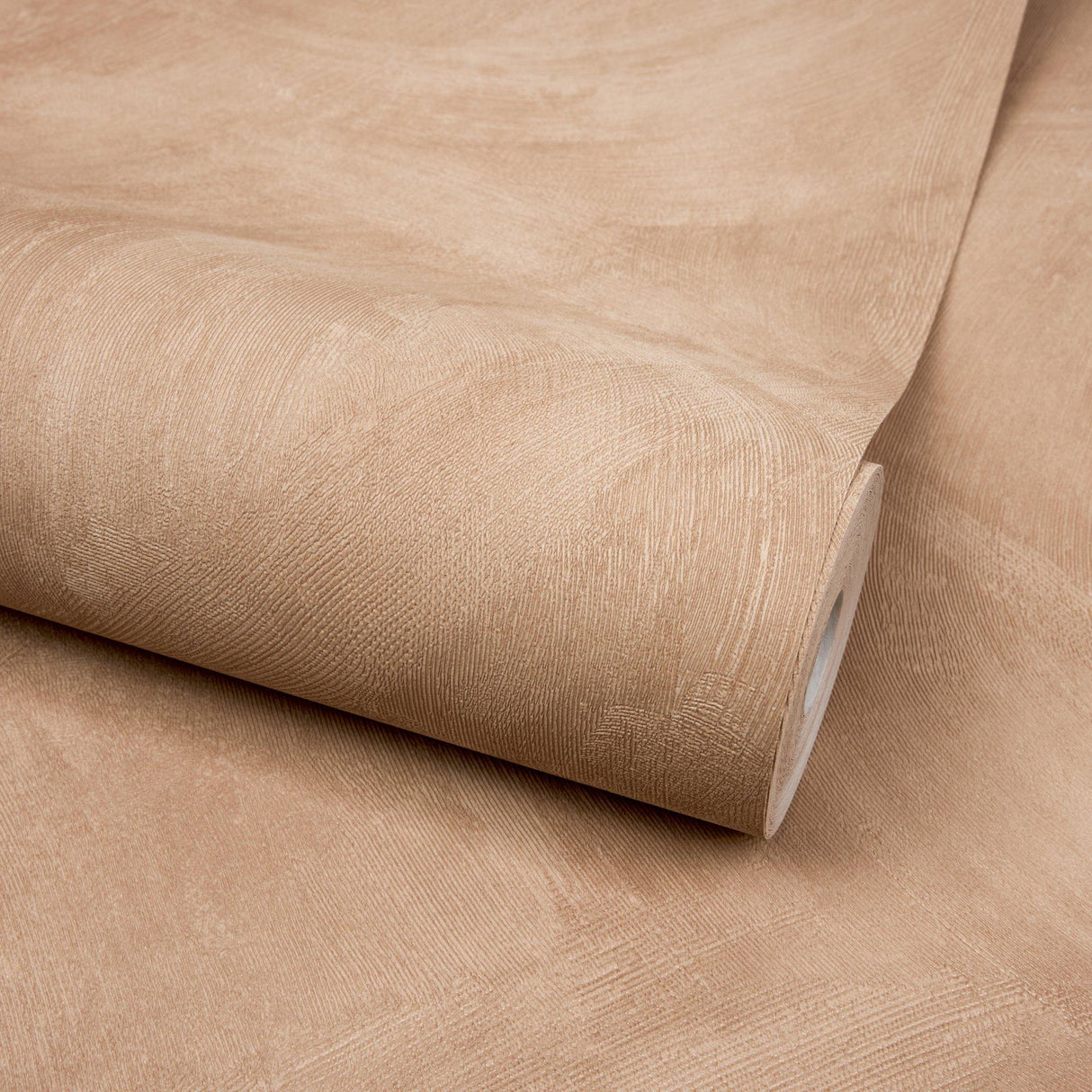 Galerie A78705 Textured Vibes Authentic Plaster Plain Brown Wallpaper A78705 Brown Wallpaper
