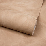 Galerie A78705 Textured Vibes Authentic Plaster Plain Brown Wallpaper A78705 Brown Wallpaper