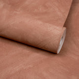 Galerie A78706 Textured Vibes Authentic Plaster Plain Brown Wallpaper A78706 Brown Wallpaper