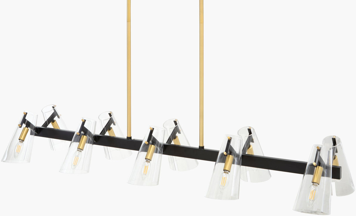 Surya Korra KRRA-002 16"L x 54"W x 8"H Ceiling Lighting