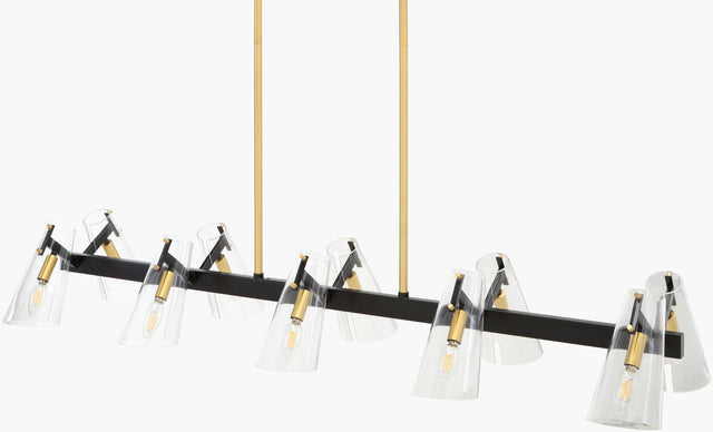 Surya Korra KRRA-002 16"L x 54"W x 8"H Ceiling Lighting