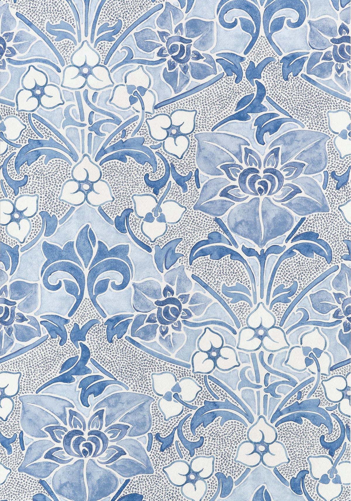 Thibaut Woodford Blue Wallpaper