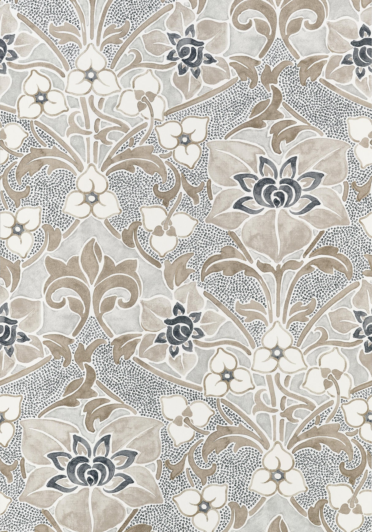Thibaut Woodford Natural Wallpaper