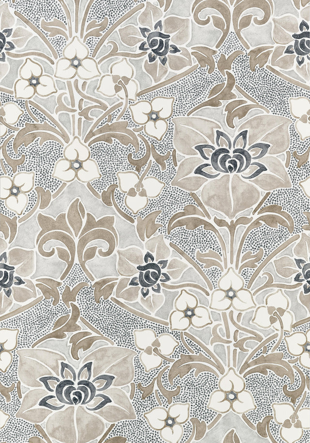 Thibaut Woodford Natural Wallpaper
