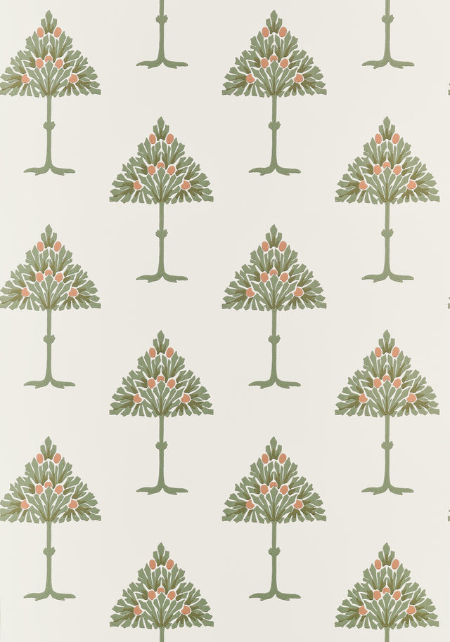 Thibaut May Tree Sage Wallpaper