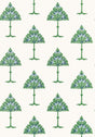 Thibaut May Tree Blue And Green Wallpaper