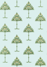 Thibaut May Tree Seaglass Wallpaper