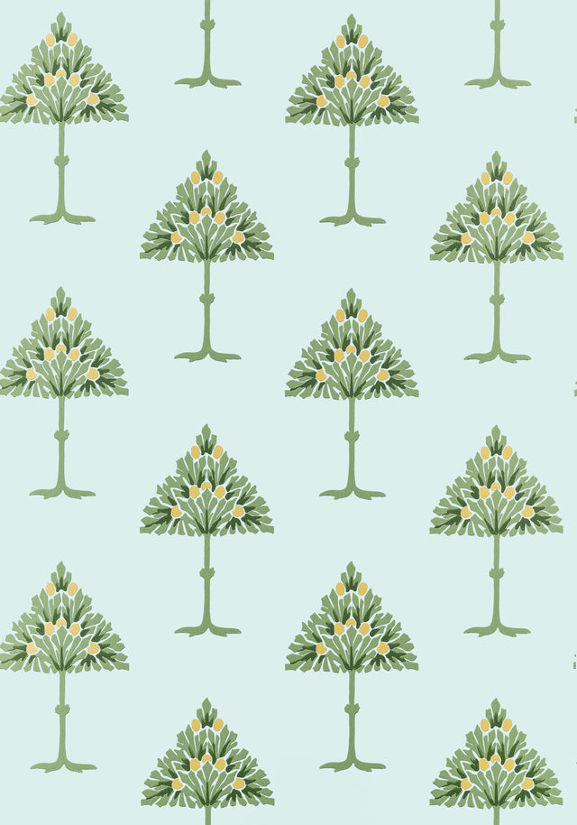 Thibaut May Tree Seaglass Wallpaper