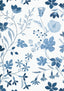 Thibaut Bloom Blue And White Wallpaper