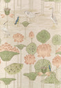 Thibaut Malea Apricot Wallpaper