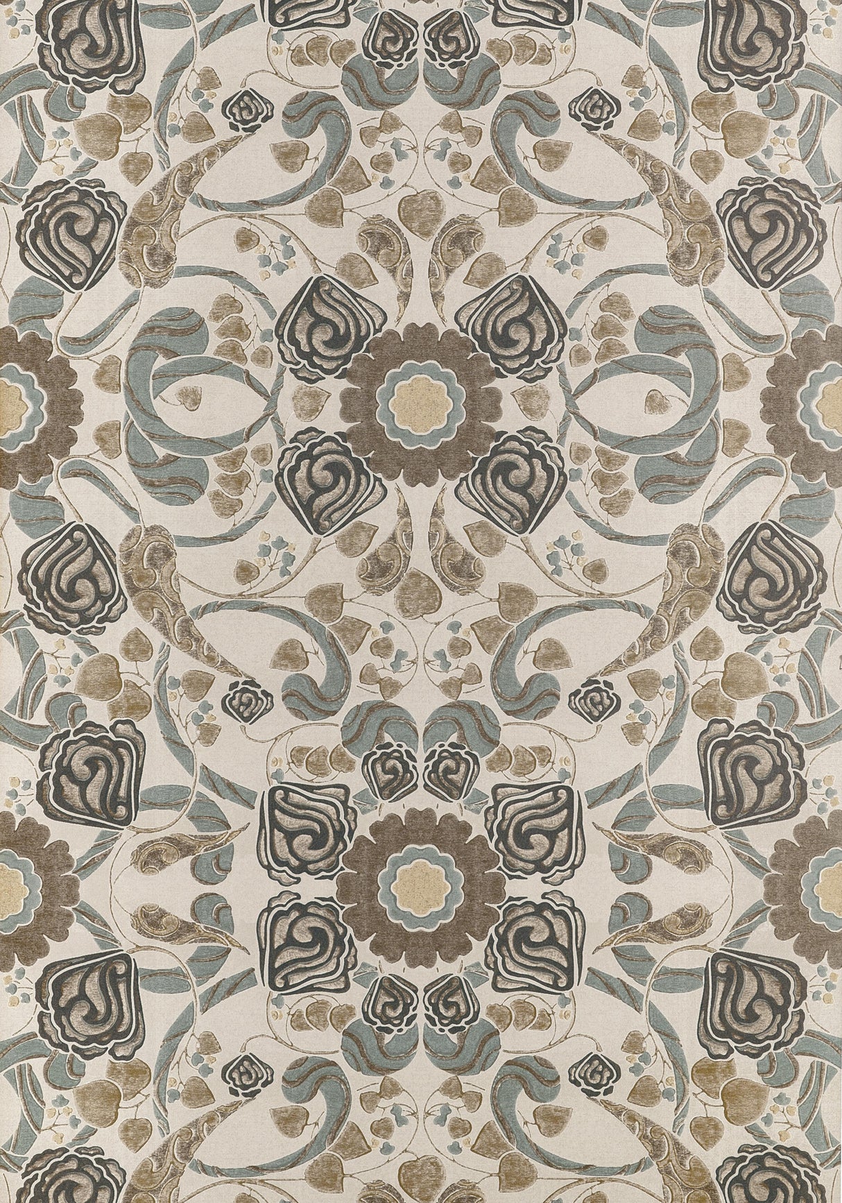 Thibaut Margaux Brown Wallpaper