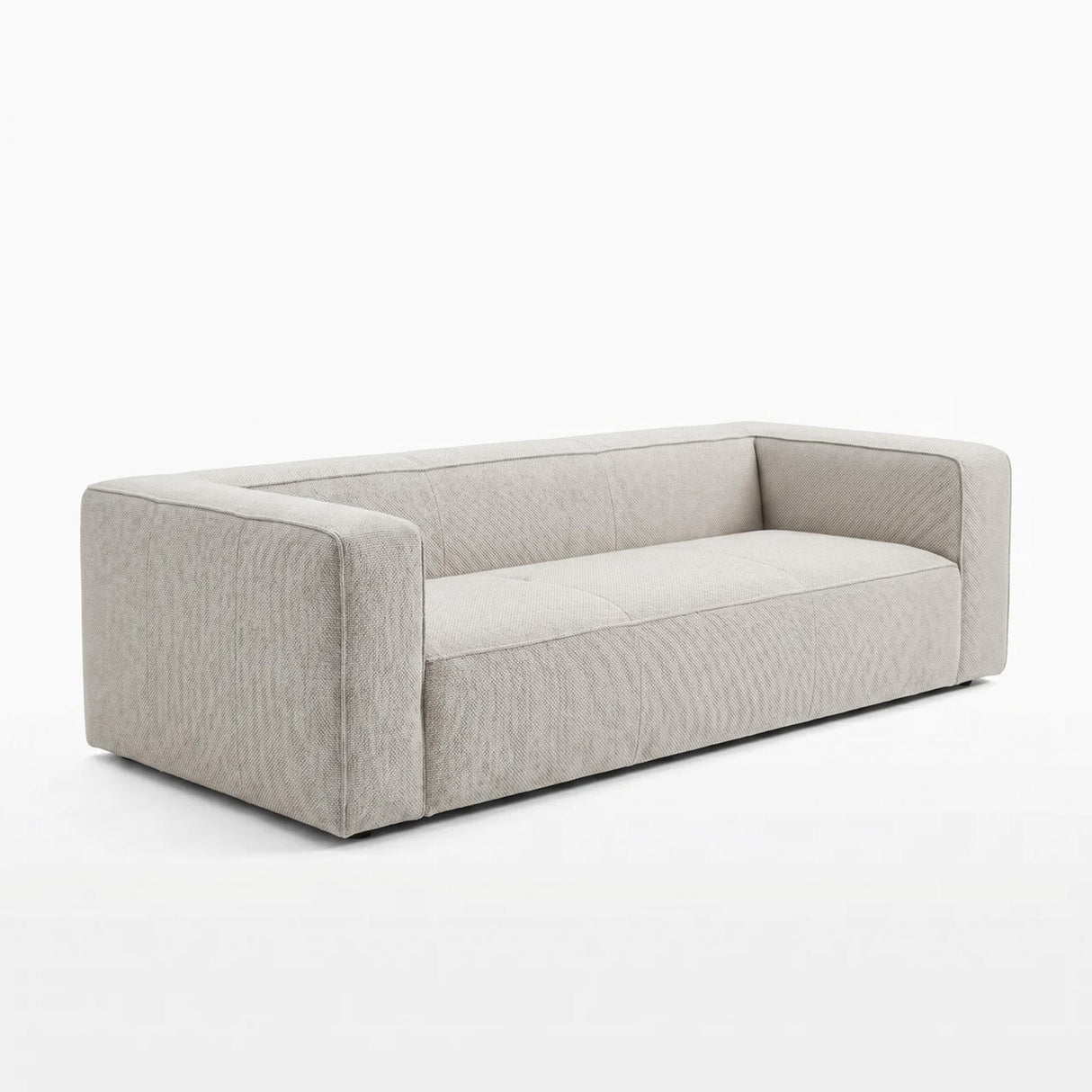 TOV Aurora Pebble Beige Heavy Basketweave Sofa