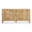 TOV Brandyss Natural Burl 7-Drawer Dresser