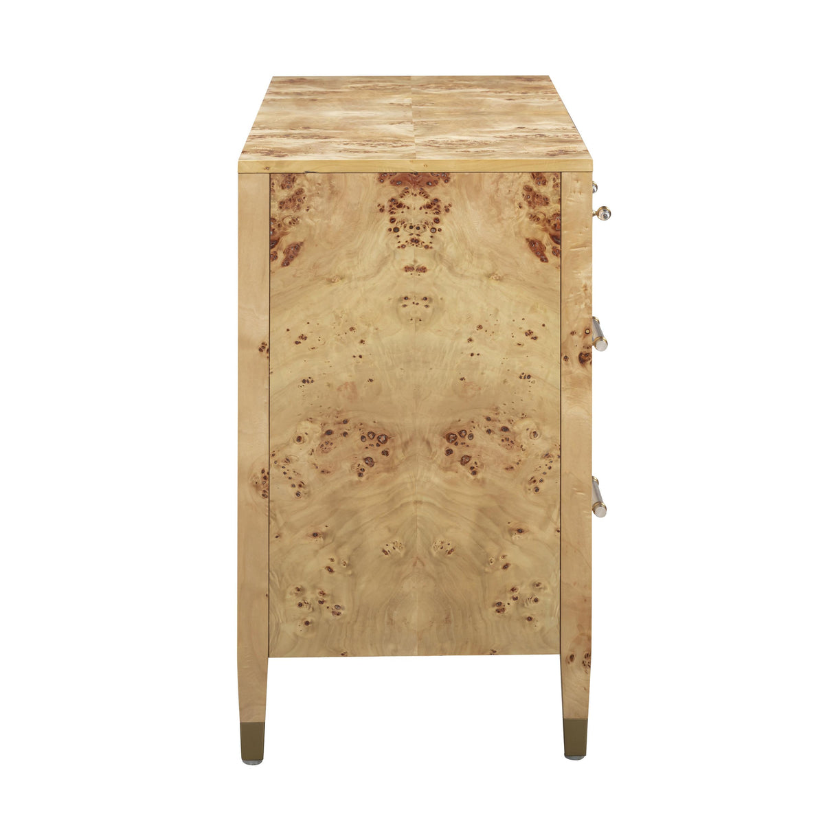 TOV Brandyss Natural Burl 7-Drawer Dresser