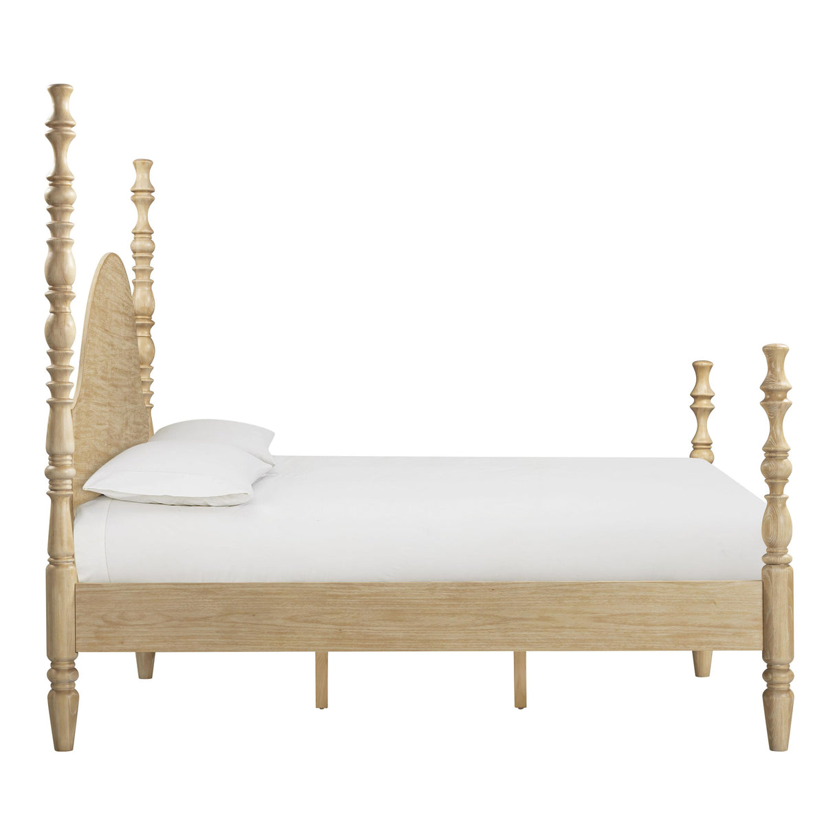 TOV Rosalie Washed Natural Ash King Bed