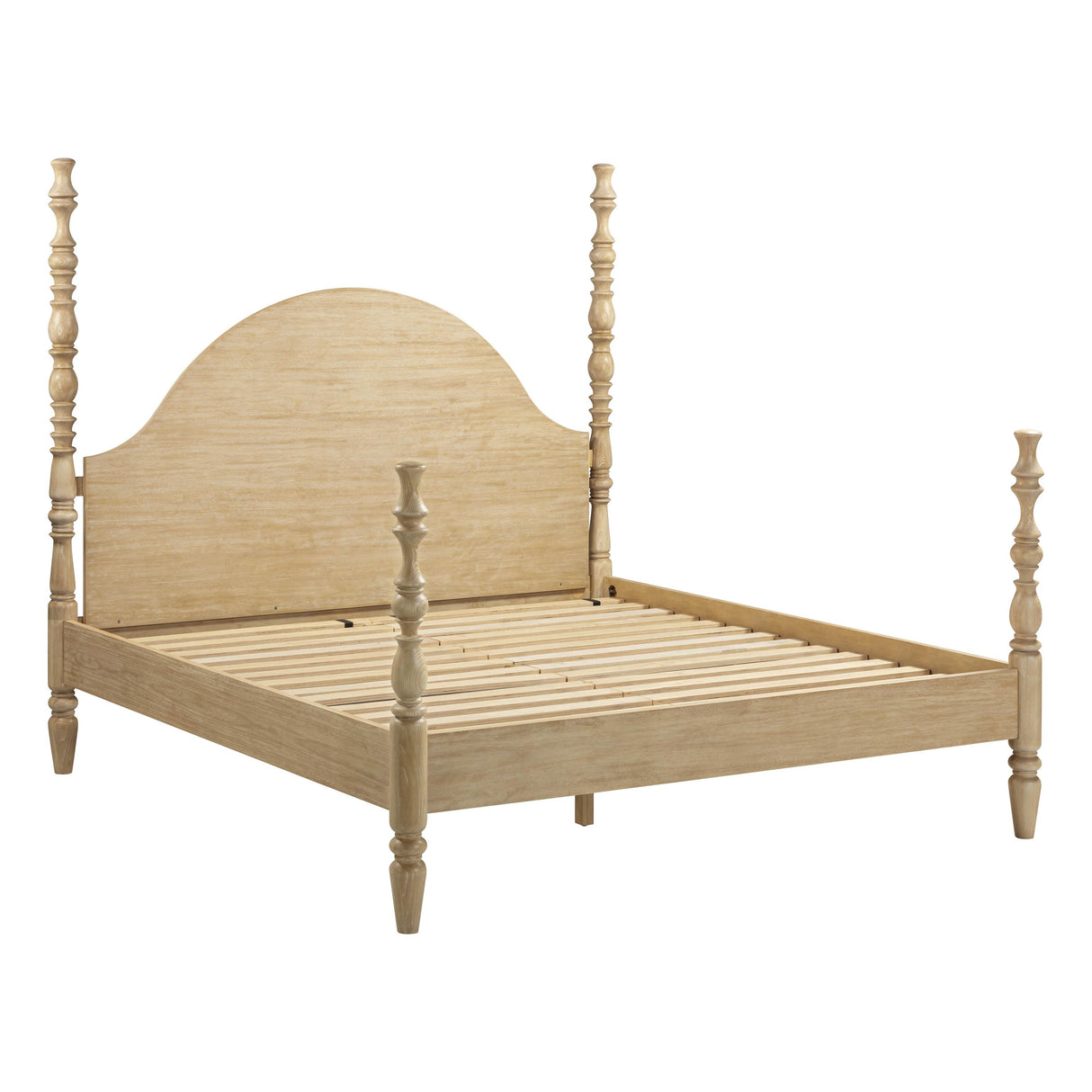 TOV Rosalie Washed Natural Ash King Bed