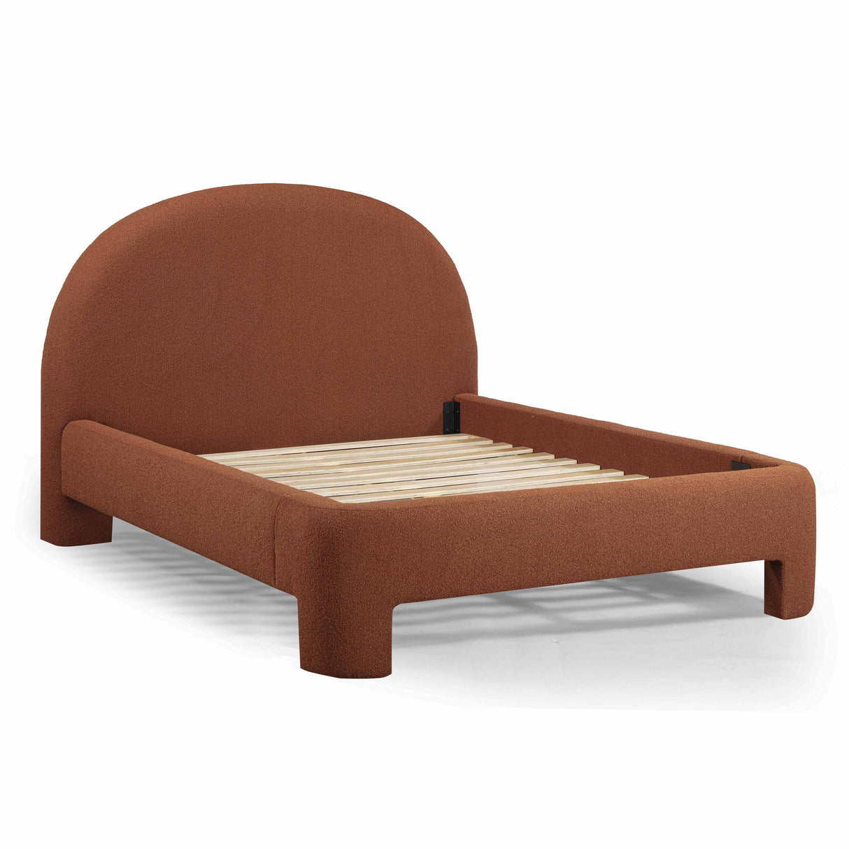 TOV Orphea Autumn Red Boucle Queen Bed