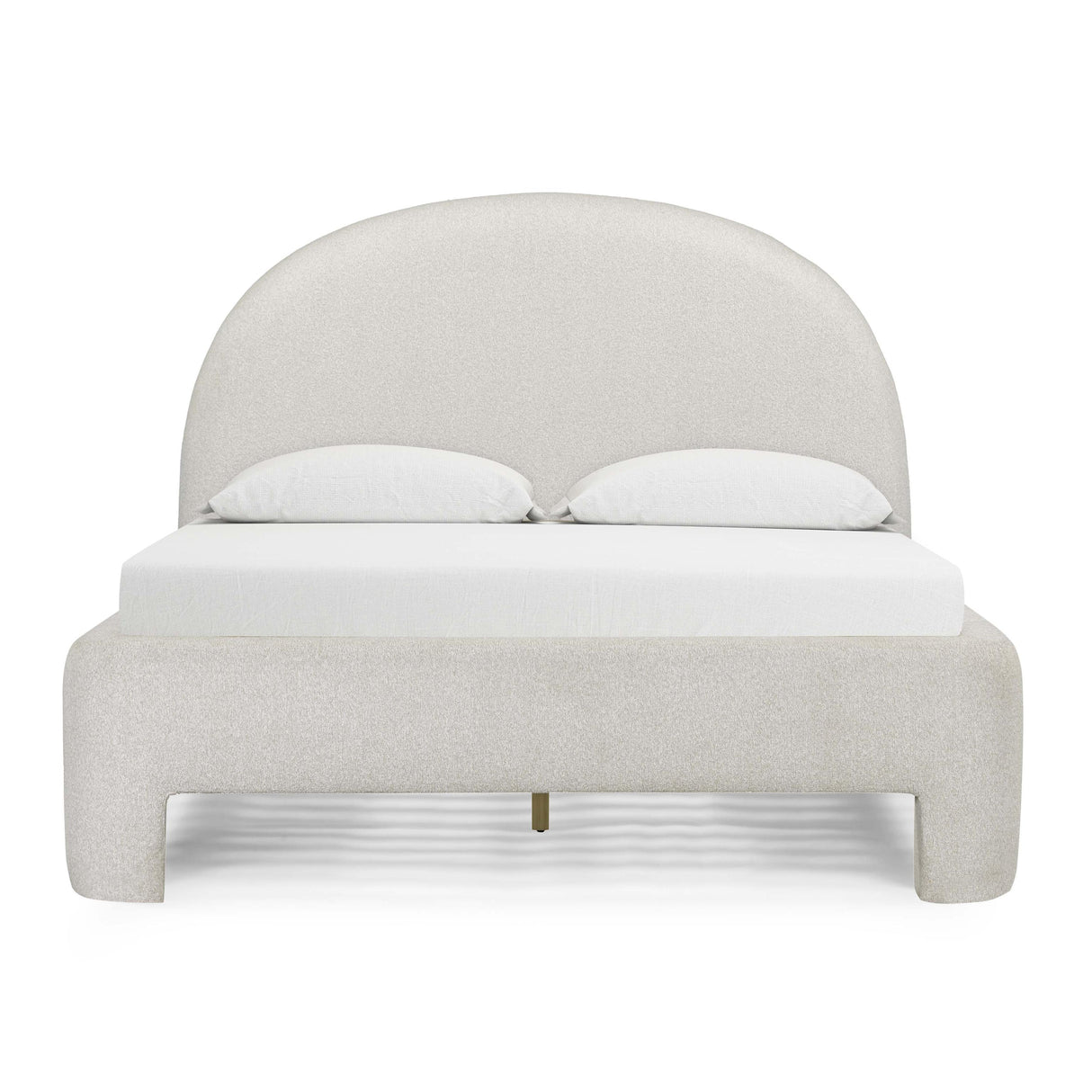 TOV Orphea Sugar Off-White Boucle Queen Bed