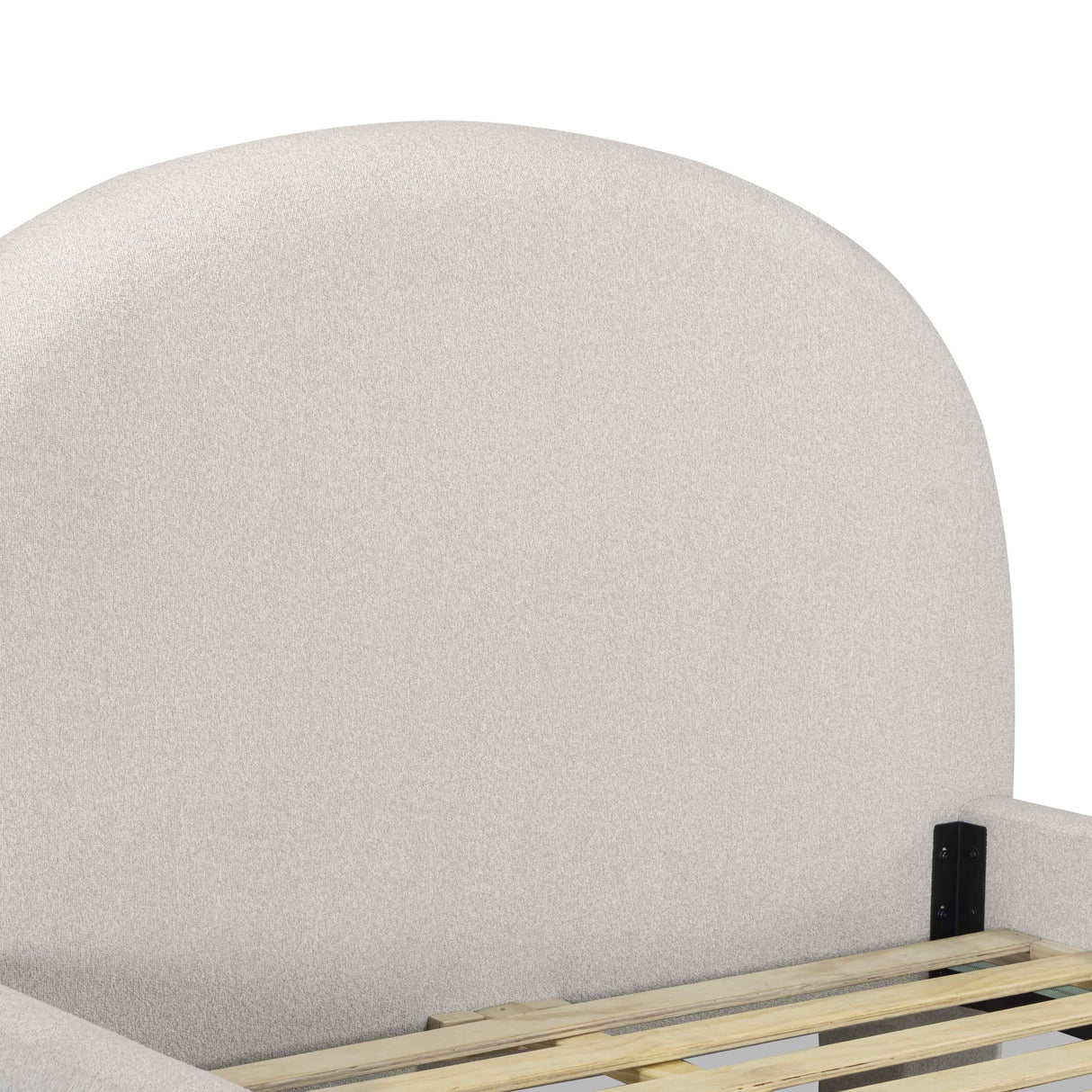 TOV Orphea Sugar Off-White Boucle Queen Bed