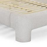 TOV Orphea Sugar Off-White Boucle Queen Bed