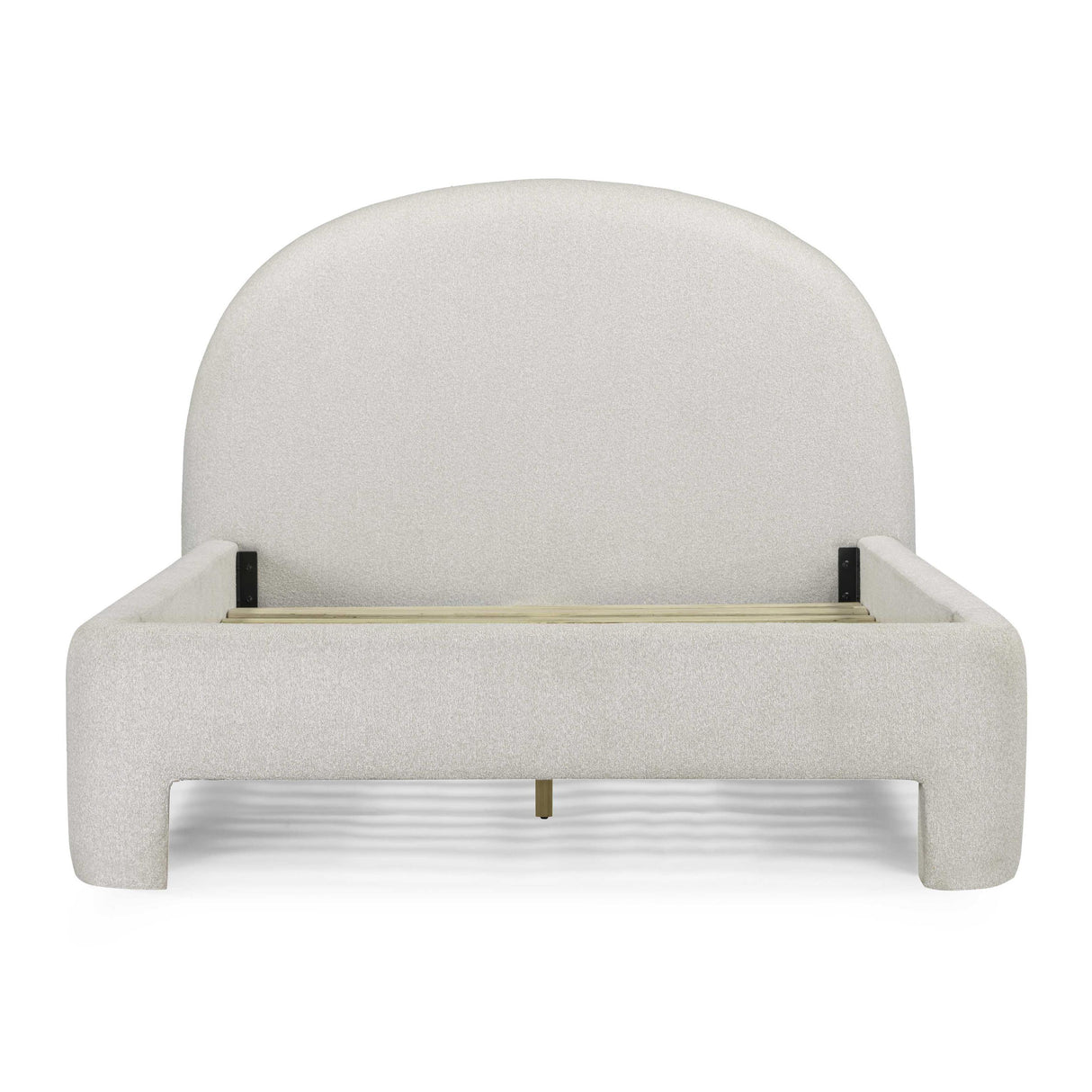 TOV Orphea Sugar Off-White Boucle Queen Bed