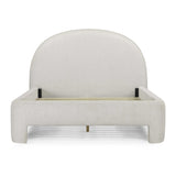TOV Orphea Sugar Off-White Boucle Queen Bed