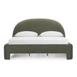 TOV Orphea Kale Green Boucle King Bed