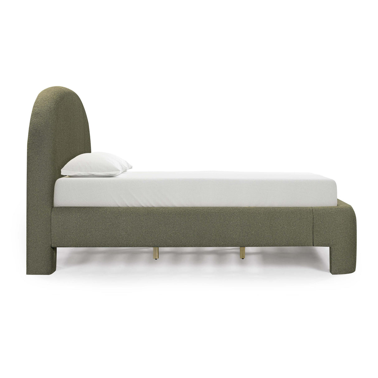 TOV Orphea Kale Green Boucle King Bed