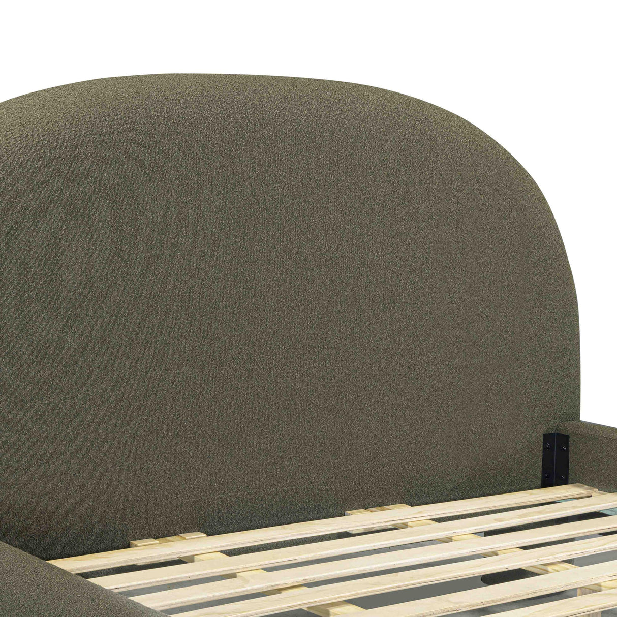 TOV Orphea Kale Green Boucle King Bed