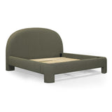 TOV Orphea Kale Green Boucle King Bed