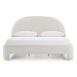 TOV Orphea Sugar Off-White Boucle King Bed
