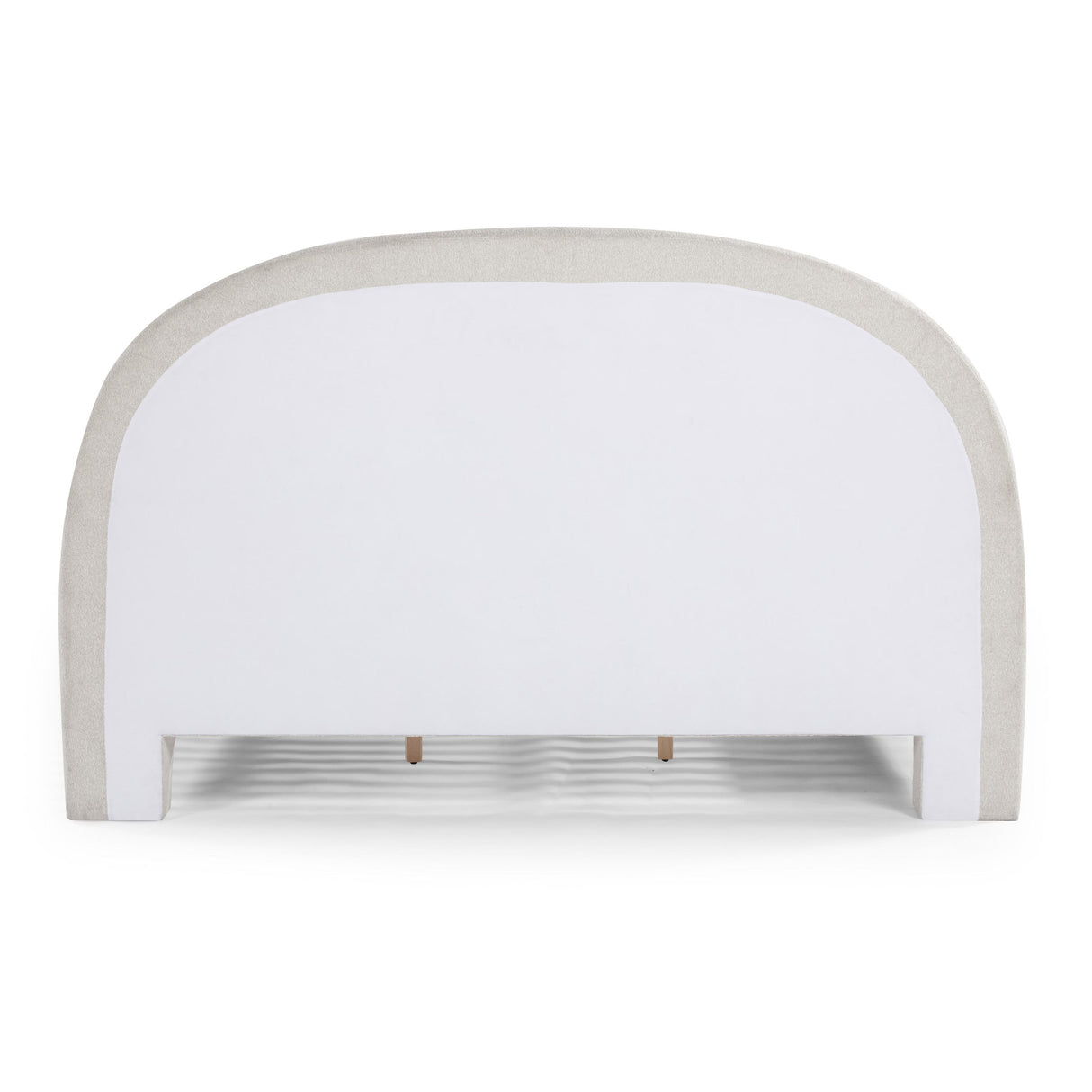 TOV Orphea Sugar Off-White Boucle King Bed