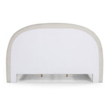 TOV Orphea Sugar Off-White Boucle King Bed