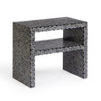 TOV Derry Black Mother of Pearl Nightstand