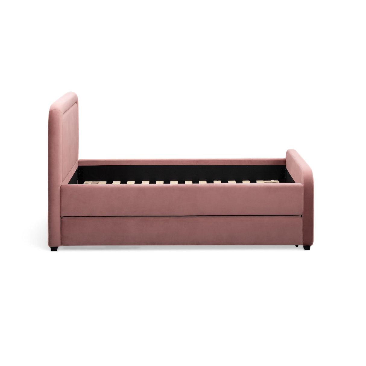 TOV Briella Salmon Velvet Trundle Bed