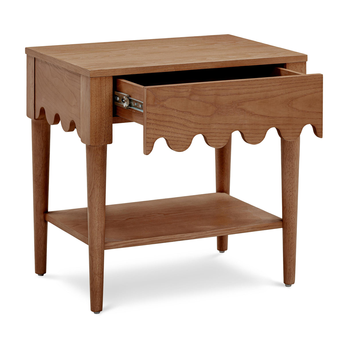TOV Oodle Walnut Nightstand With Drawer