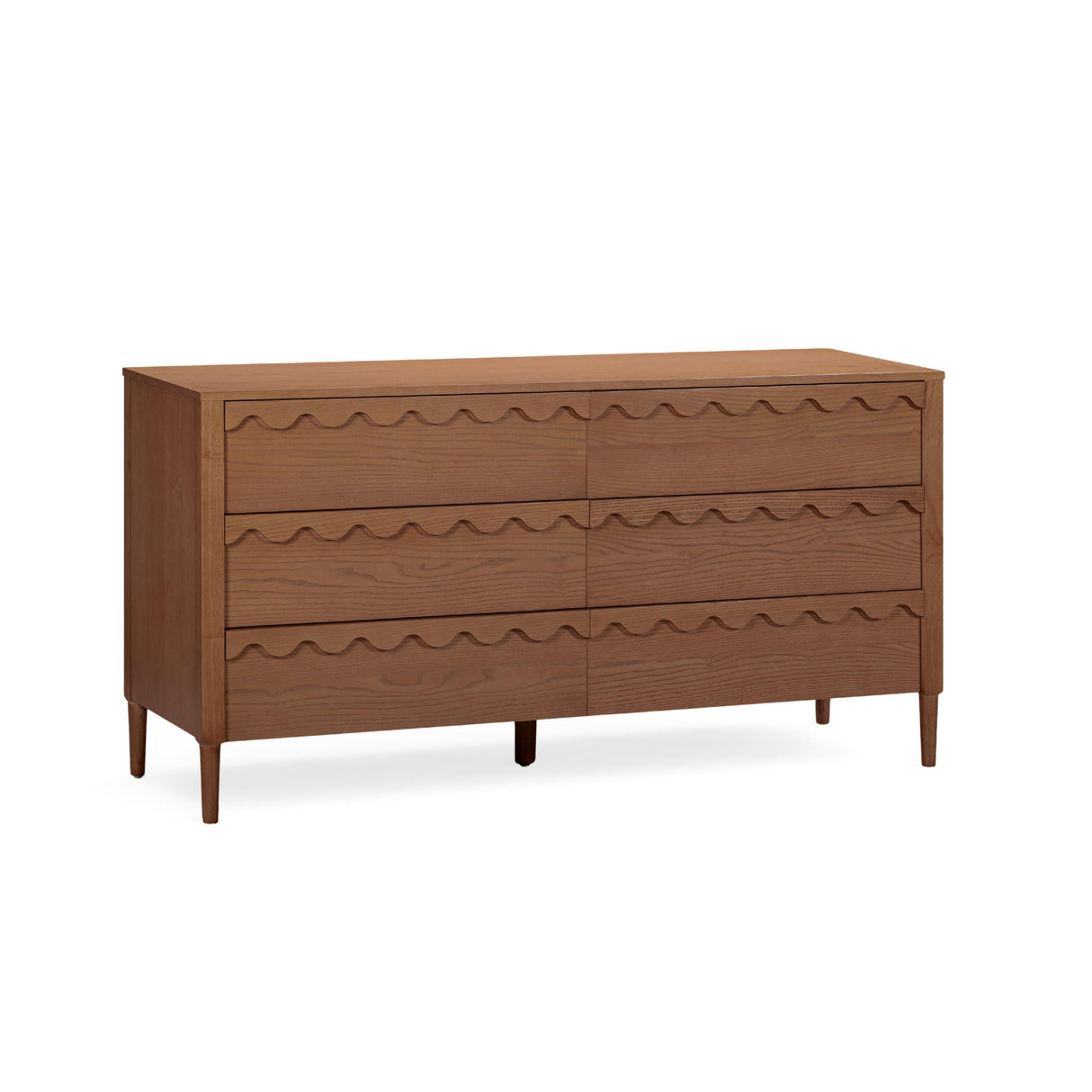 TOV Oodle Walnut 6 Drawer Dresser