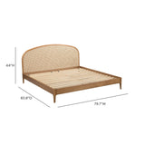 TOV Mico Rattan King Bed