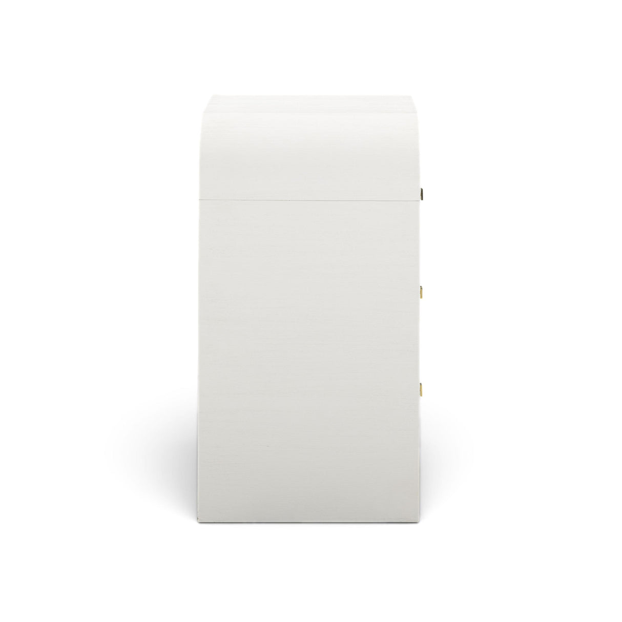 TOV Hump White Arched 3-Drawer Chest
