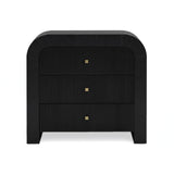 TOV Hump Black Arched 3-Drawer Chest