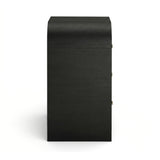 TOV Hump Black Arched 3-Drawer Chest