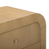 TOV Hump Natural Arched 3-Drawer Chest