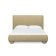 TOV Rayne Honey Textured Fabric Queen Bed