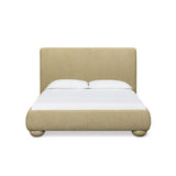 TOV Rayne Honey Textured Fabric Queen Bed