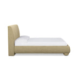 TOV Rayne Honey Textured Fabric Queen Bed