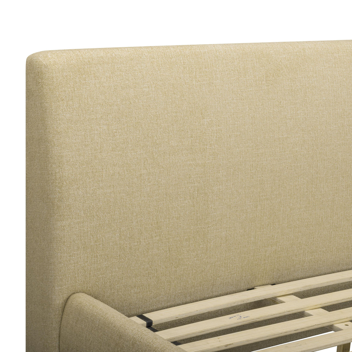 TOV Rayne Honey Textured Fabric Queen Bed
