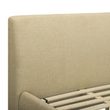 TOV Rayne Honey Textured Fabric Queen Bed