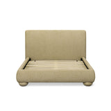 TOV Rayne Honey Textured Fabric Queen Bed