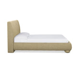 TOV Rayne Honey Textured Fabric King Bed
